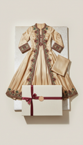 Champagne Gold Outfit Set With Personalized Packaging