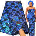 Bestway French Tulle Lace Fabric Sequins Embroidery African Lace Fabric
