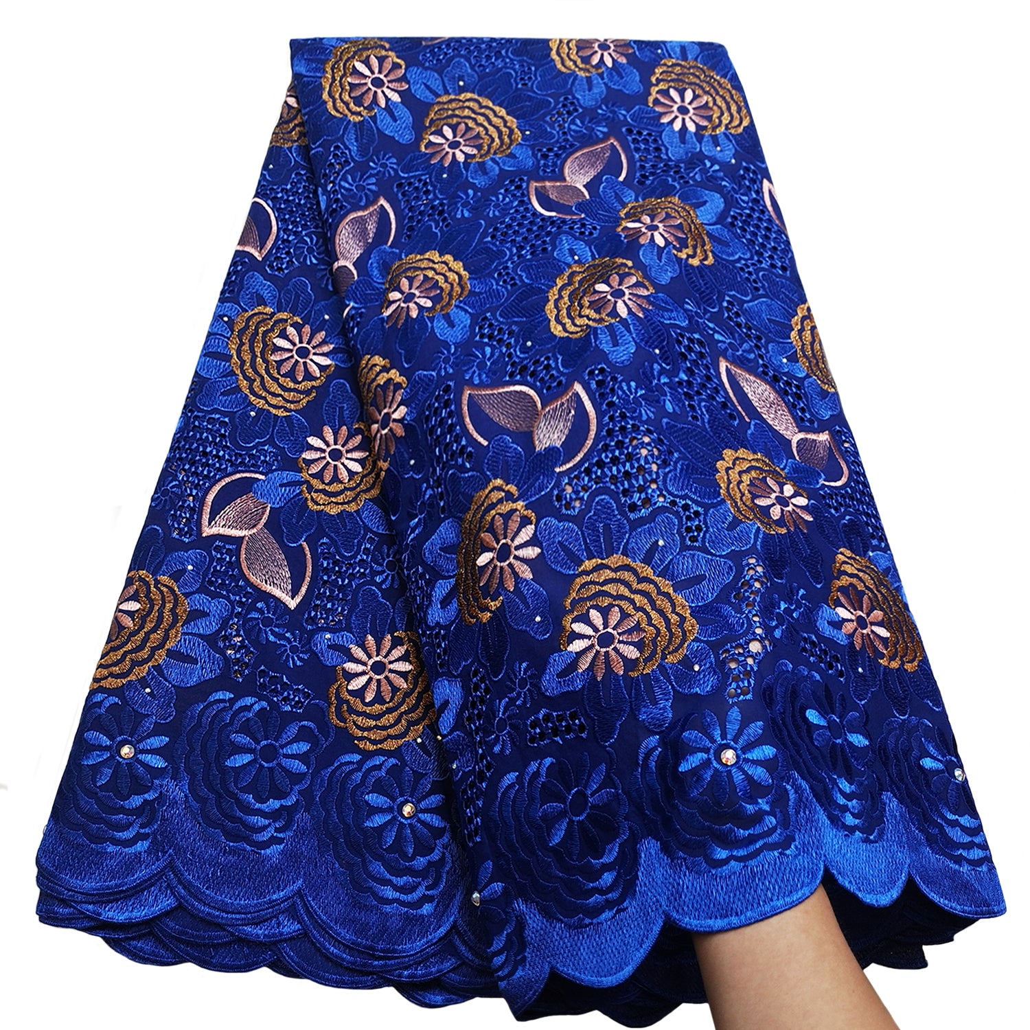 Bestway African Lace Fabric 5 Yards Cotton Voile Lace SL0560