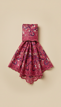 Ceremonial Fuchsia Embroidered Lace Bundle