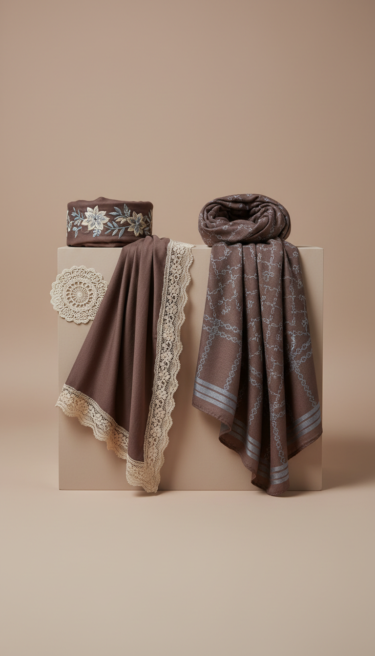 Deep Mocha Embellished Accessories Bundle