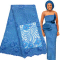 Sequin Embroidery Net Lace Fabric (FL05656)