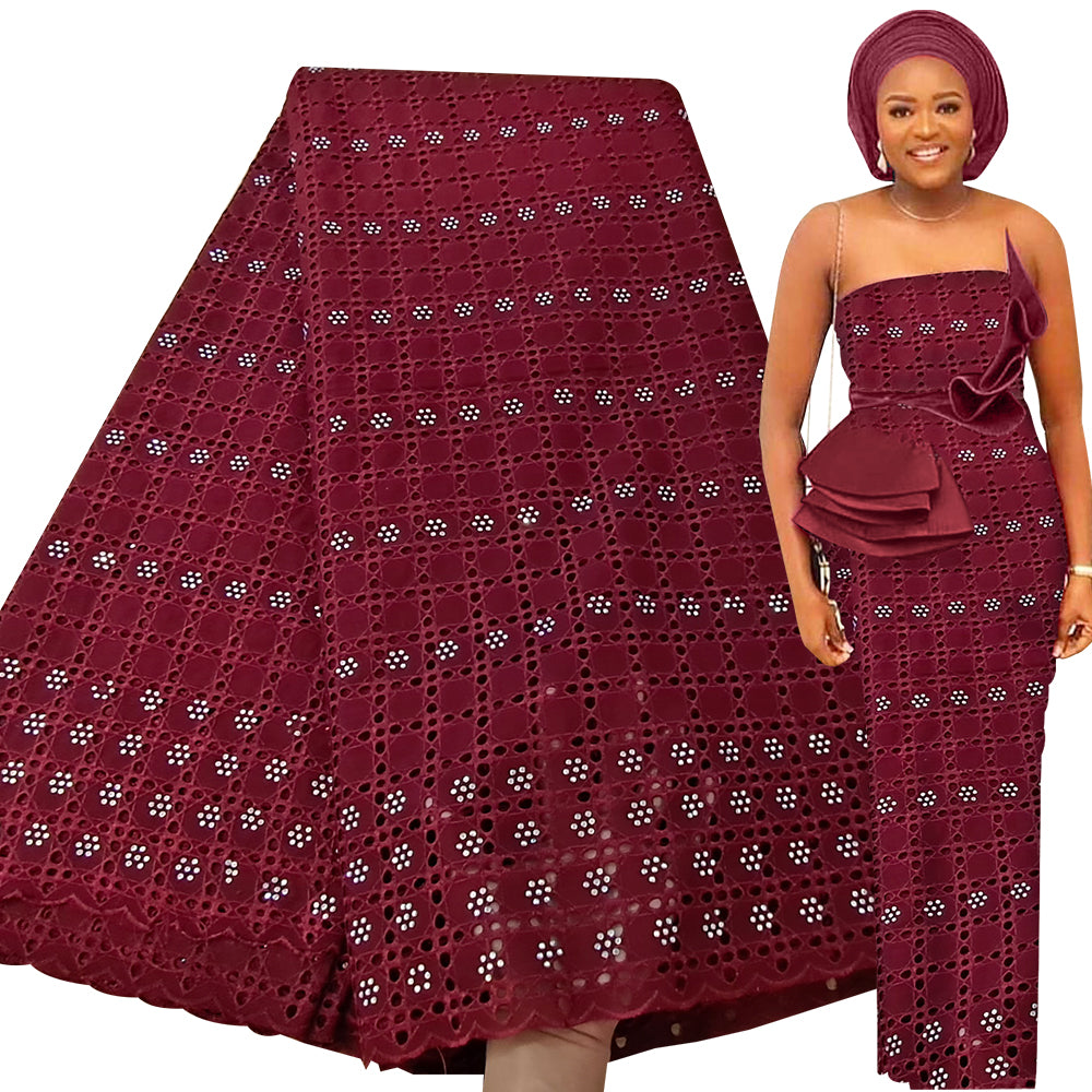 Bestway Latest Swiss Voile Lace Fabric 5 Yards High Quality African Dry Lace