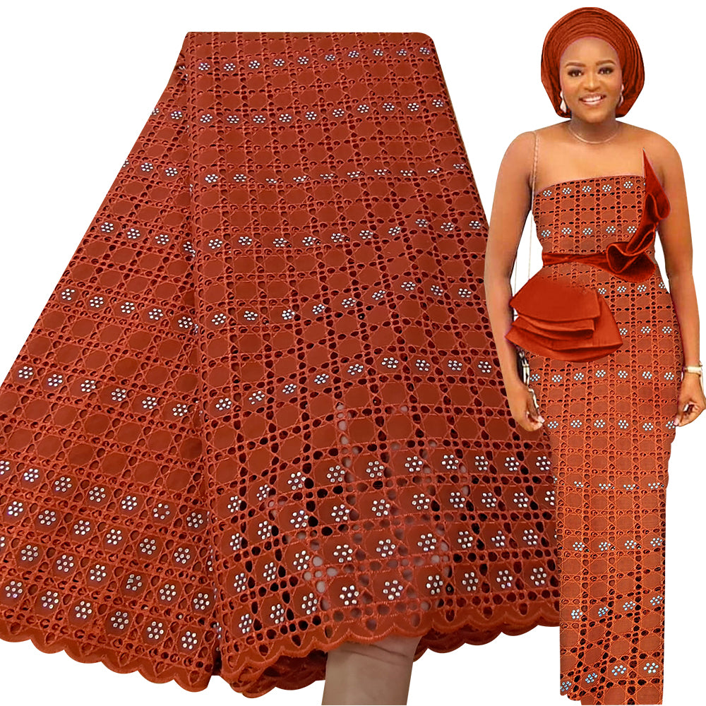 Bestway Latest Swiss Voile Lace Fabric 5 Yards High Quality African Dry Lace