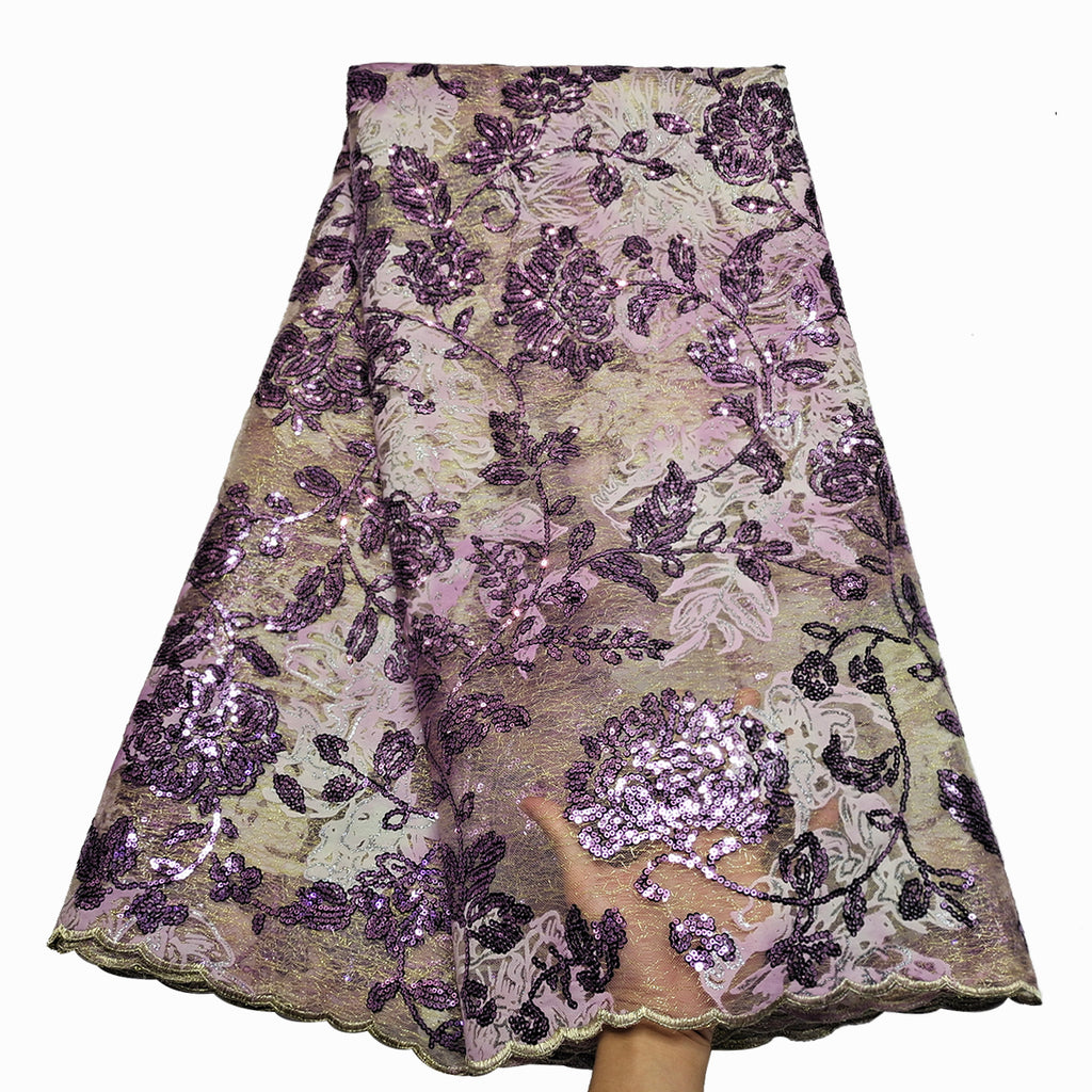 Luxury French Tulle Sequin Lace Fabric
