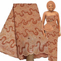 Bestway Sequins Embroidery Organza Lace Fabric