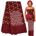 Cotton Embroidery Dry Lace Fabric
