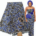 African Lace Fabric 5 Yards Party Sequin Embroidery